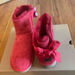 RED UGG BOOTS
